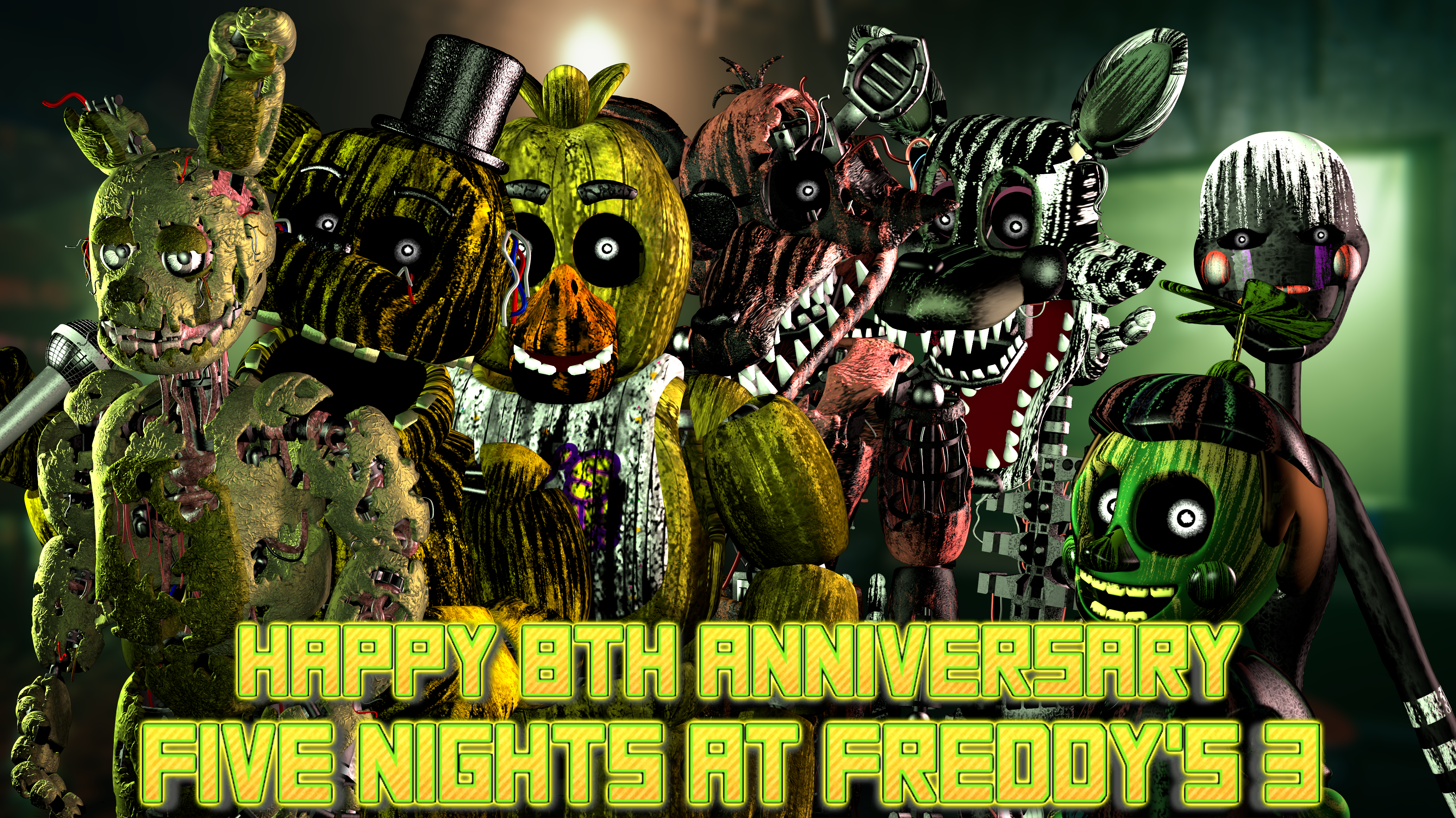 FNaF 3 8th Anniversary Remake by Taptun39 on DeviantArt