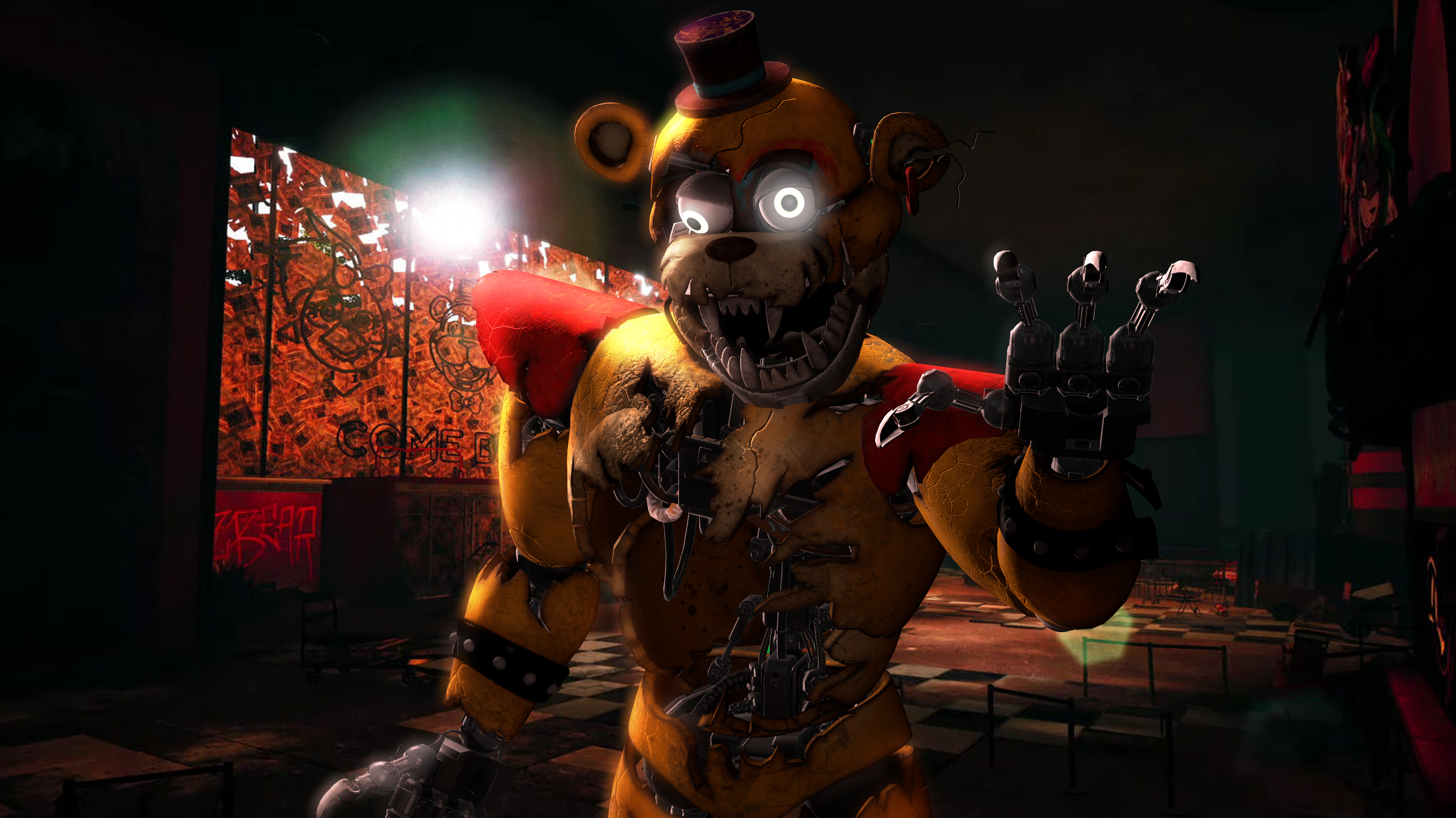 MMD FNAF SB Ruin:Shattered Freddy + Download by Francoraptor2018 on  DeviantArt