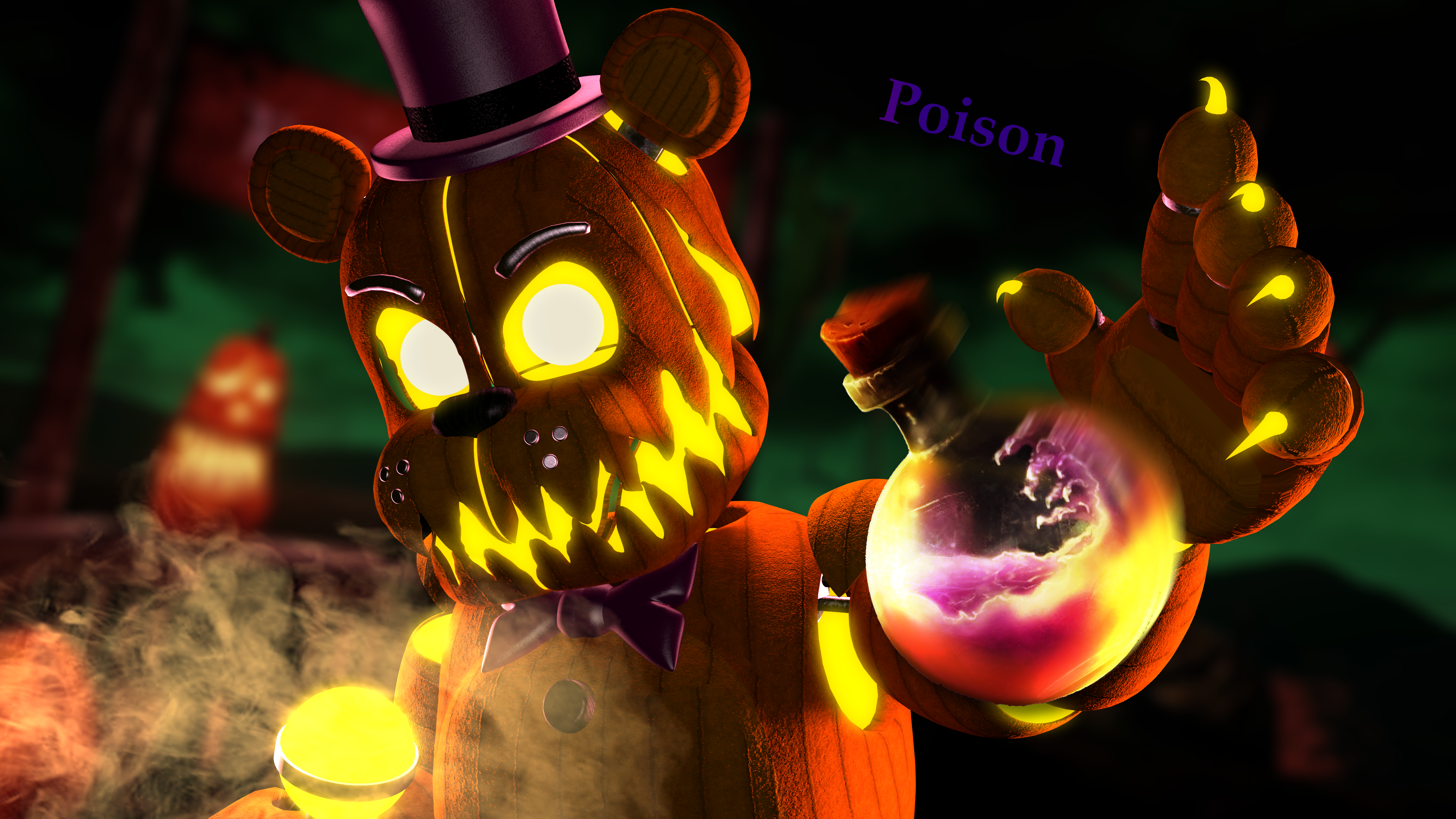 Fnaf UCN Nightmare Fredbear by Spring-o-bonnie on DeviantArt