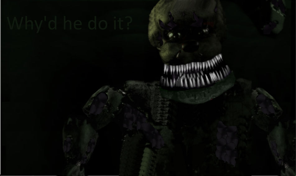 Springtrap Teaser Nightmare Springtrap Teaser by Gengar111 on DeviantArt