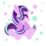 pretty purple pony