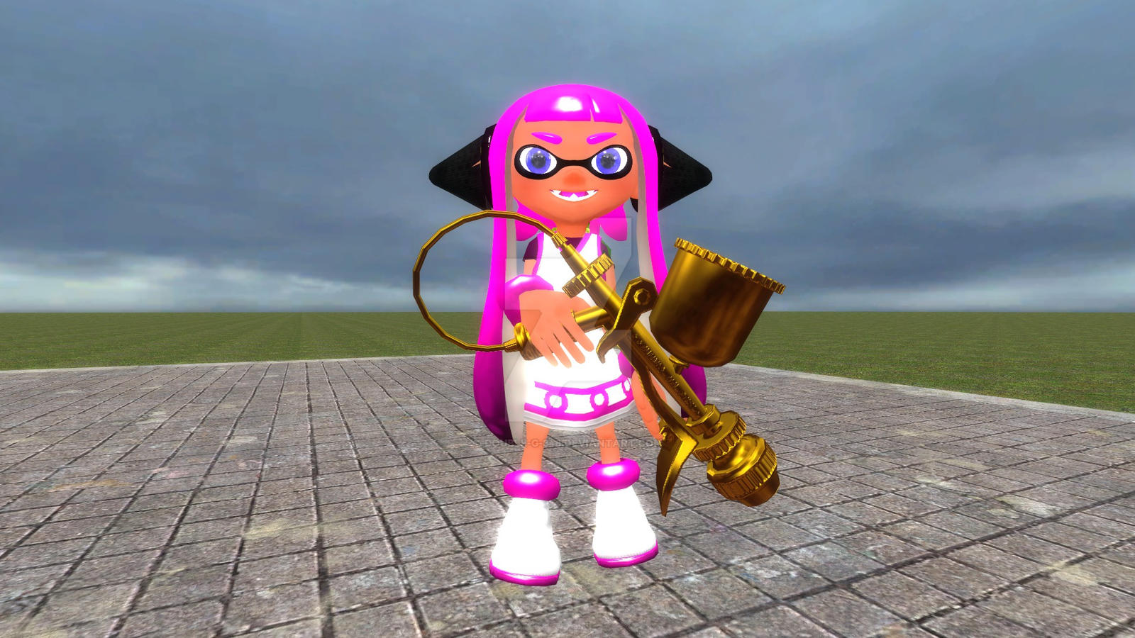 my Splatoon inkling by Double-G-348 on DeviantArt