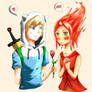 Finn and Flame Princess - Adventure Time