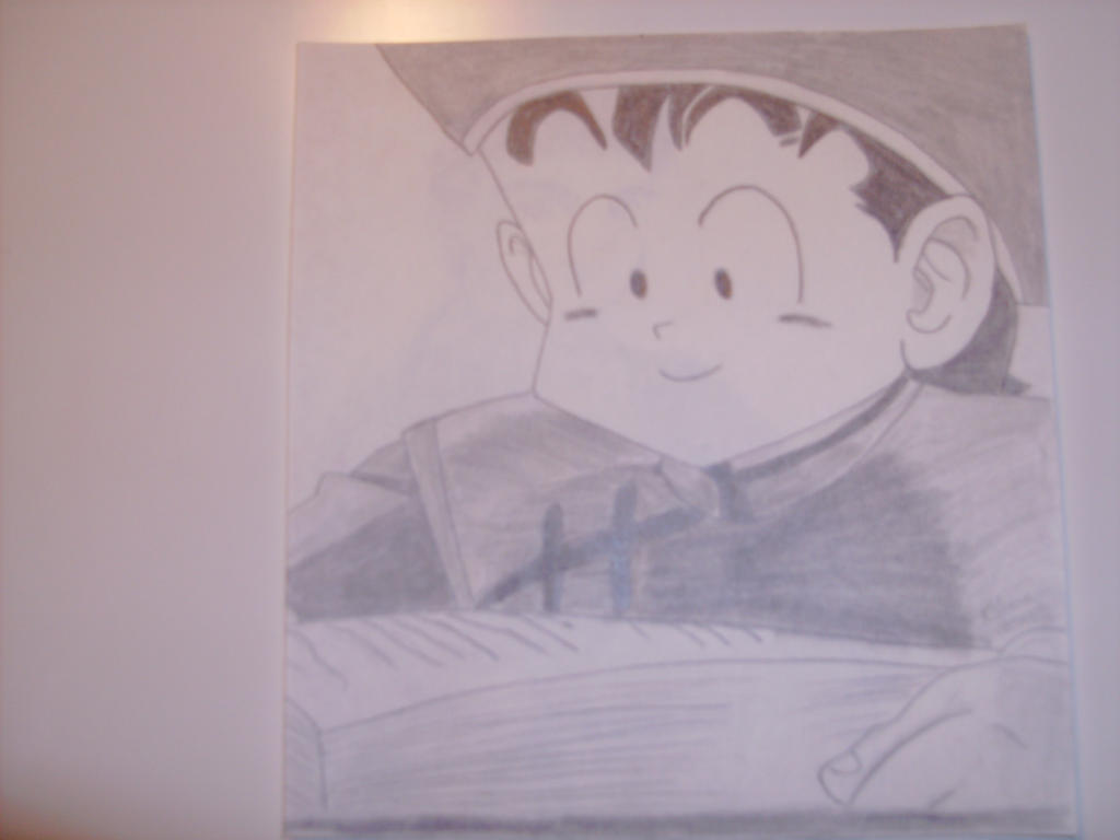 Gohan Writing Gohan by ShiniKitty13 on DeviantArt