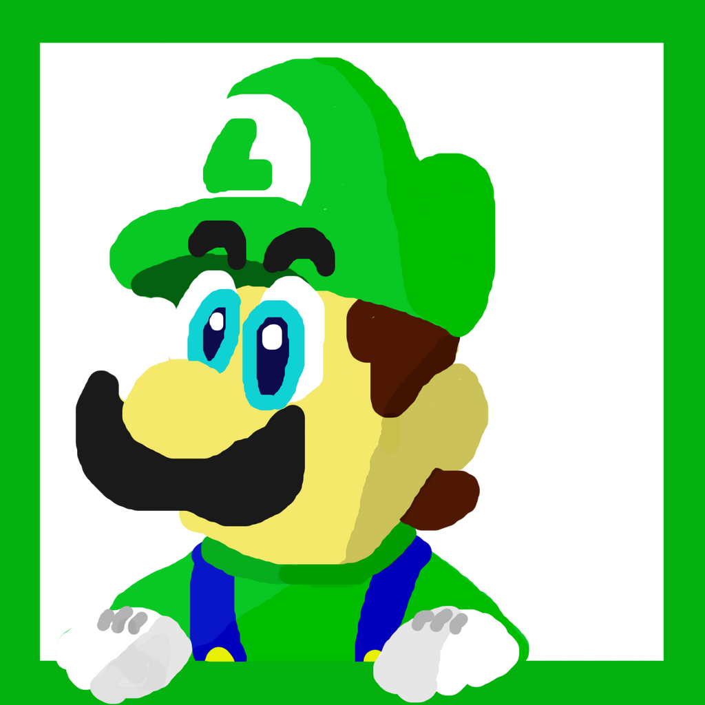 Luigi in a Frame Thing (Maybe In Progress)