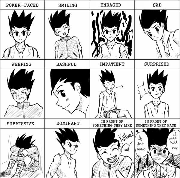 Sticker meme Gon Freecss dùng chat cực vui 13 Gon Freecss - Expression Meme by KayJay-O on DeviantArt