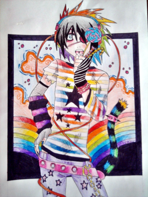 Rainbow Boy By Kimikokun On Deviantart