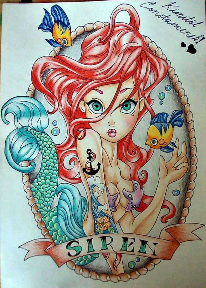 Ariel Tattoo By Kimikokun On Deviantart Ariel Tattoo By Kimikokun On Deviantart
