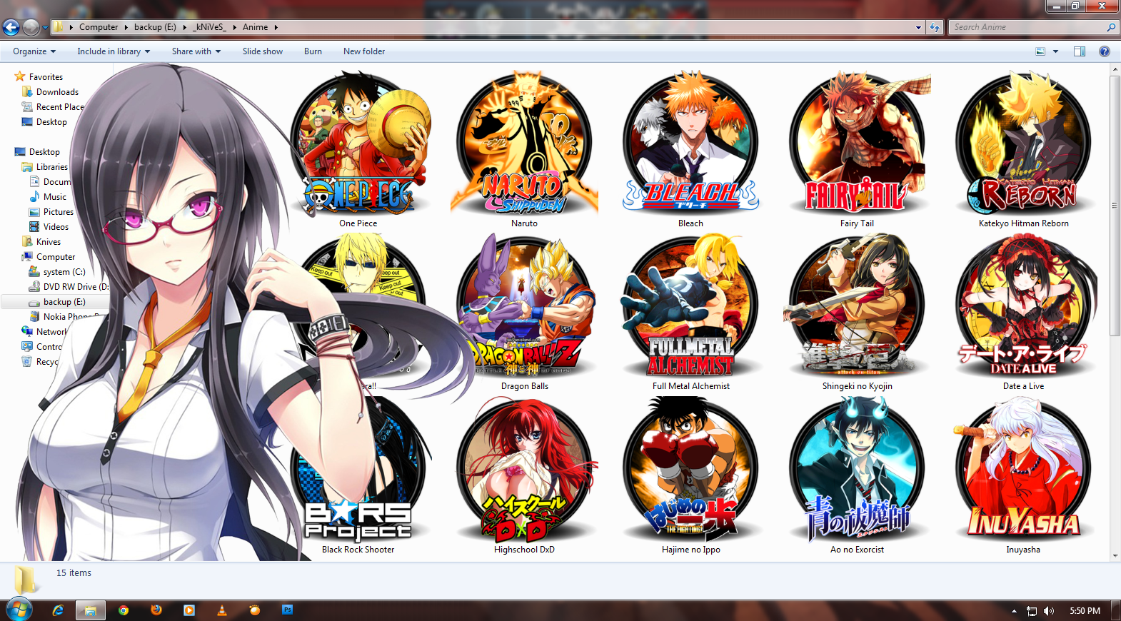 Computer Tools Icon Anime My Anime Circle Icons by knives1024 on DeviantArt