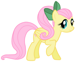 Fluttershy With A Ponytail