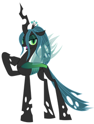 Queen Chrysalis With A Ponytail