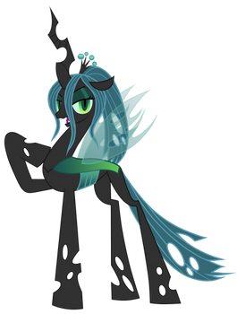Queen Chrysalis With A Ponytail