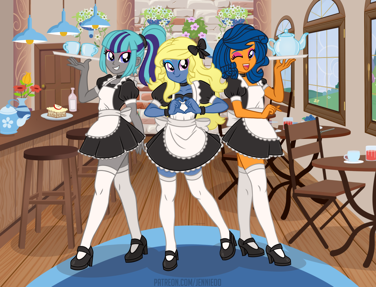 Cafe Blue Deviantart Maid Cafe by JennieOo on DeviantArt