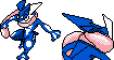 Greninja gbc sprite