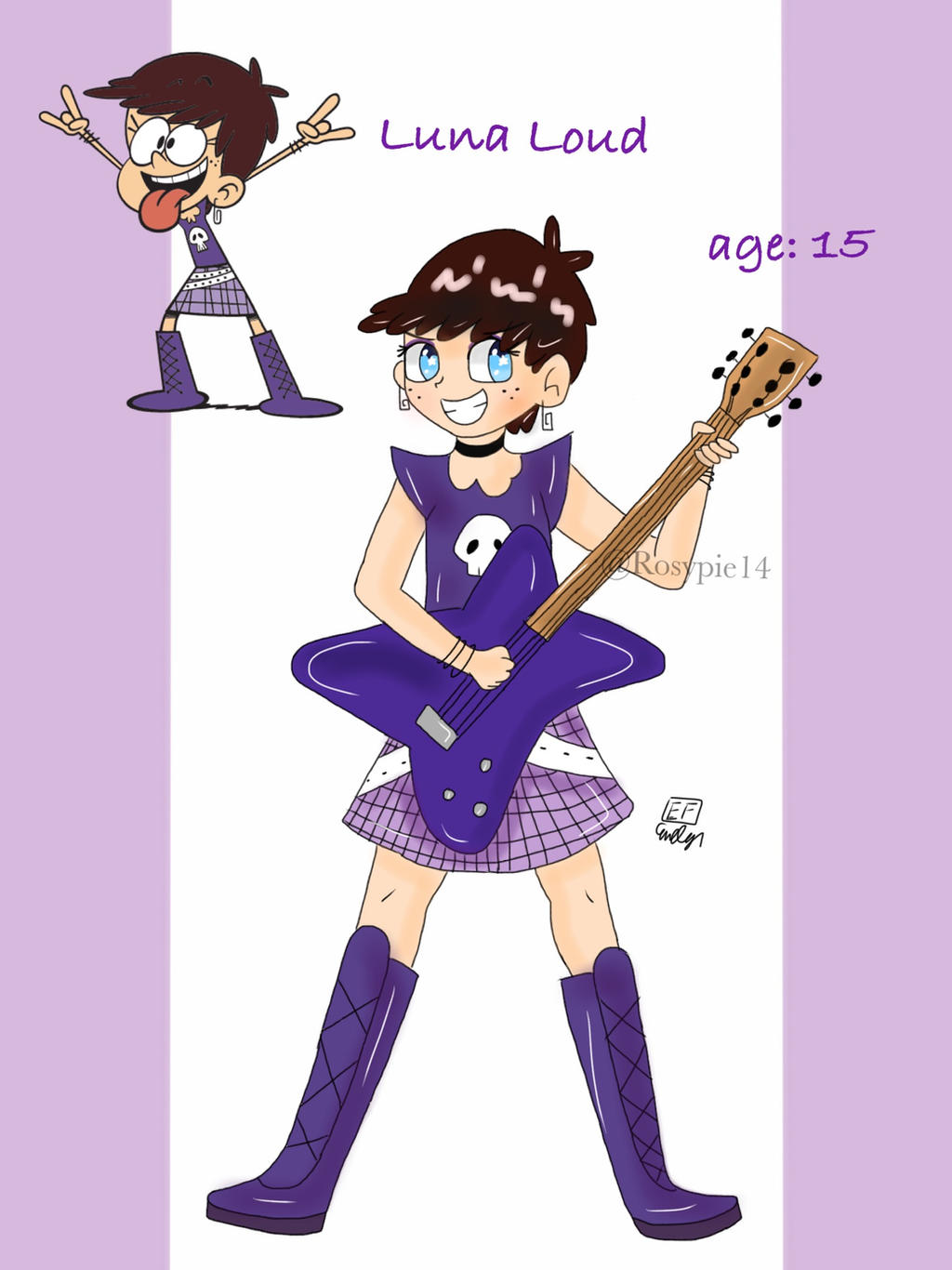 Luna Loud by rosypie14 on DeviantArt