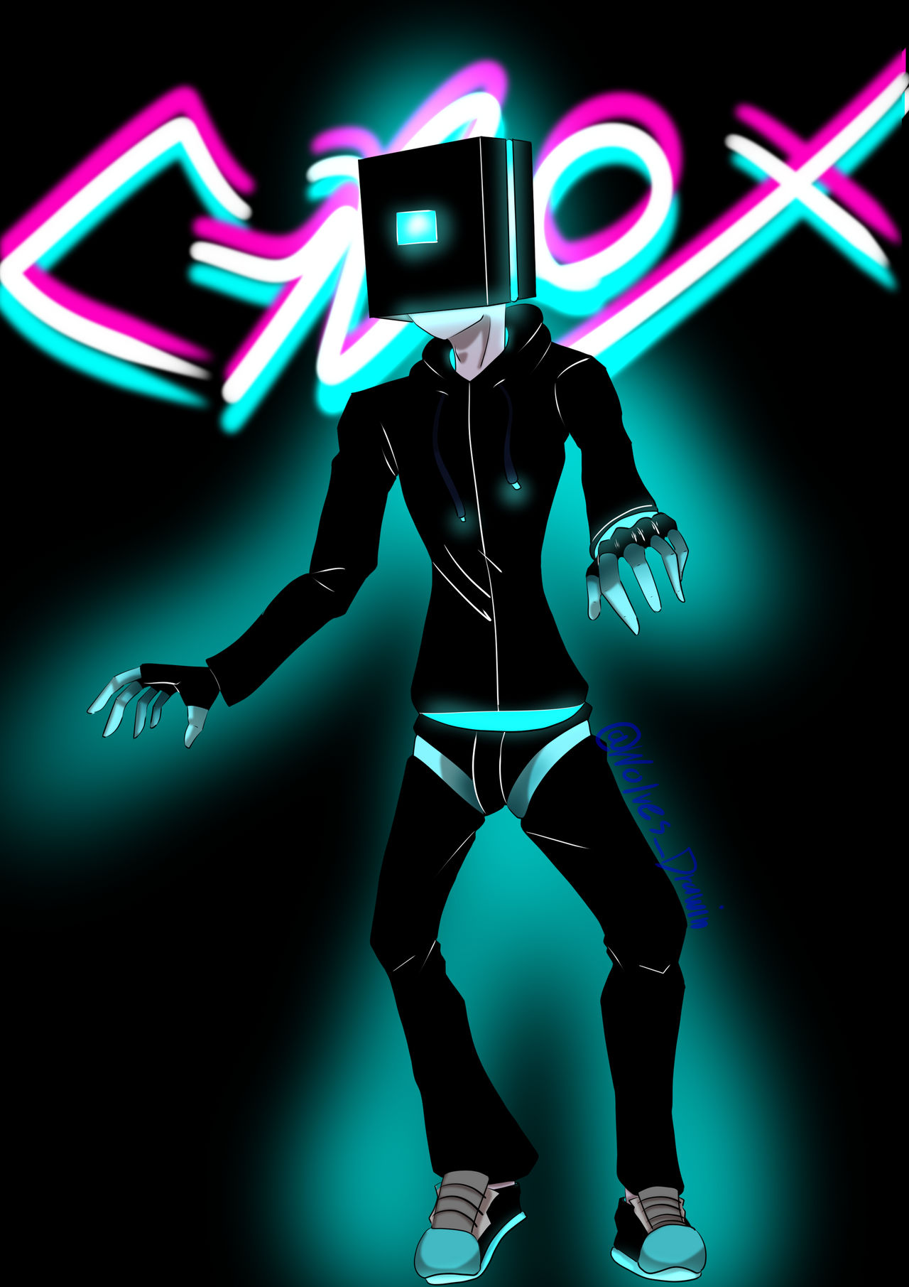 Cyan Cyberbox Cybox Redraw 1 by Minttycastar on DeviantArt