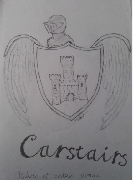 Carstairs family crest (sketch)