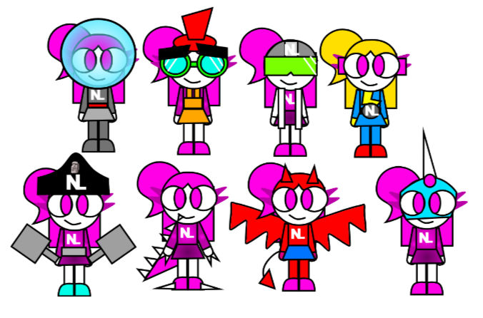 Many Disguises The Many Disguises of Nestee by NesteeLandArts on DeviantArt