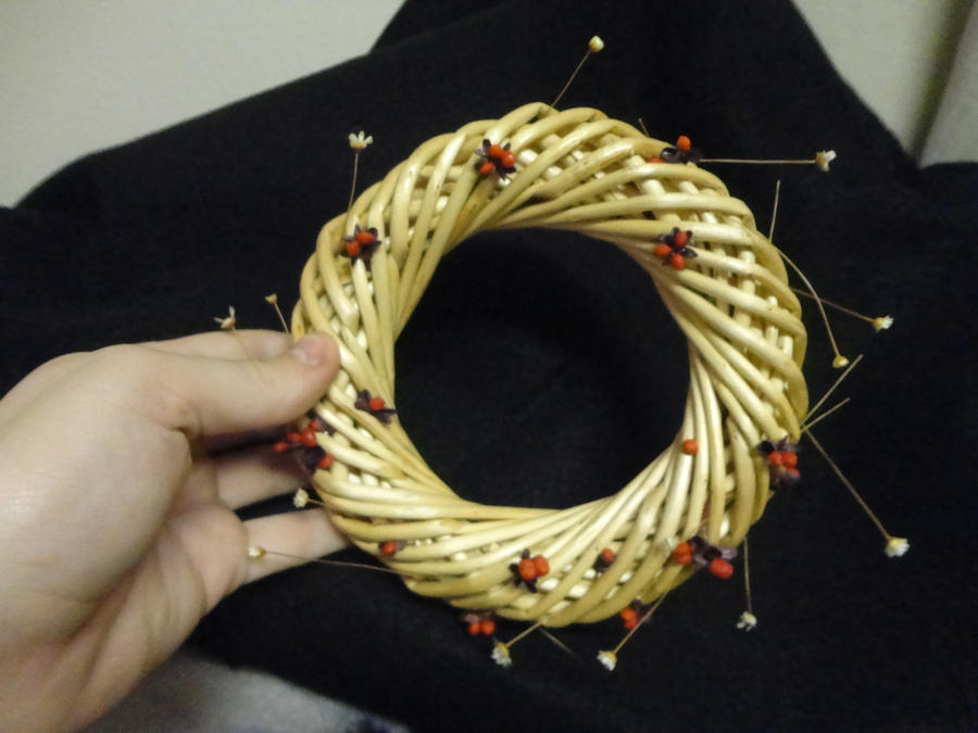 In the Making- Wreath step 2