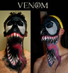 Venom Face Paint by TalesOfNightWing