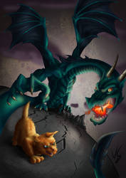 Dragon Vs Kitten