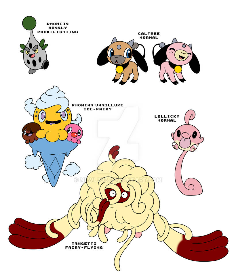 Fakemon Sketches 6 by NewL3o2 on DeviantArt