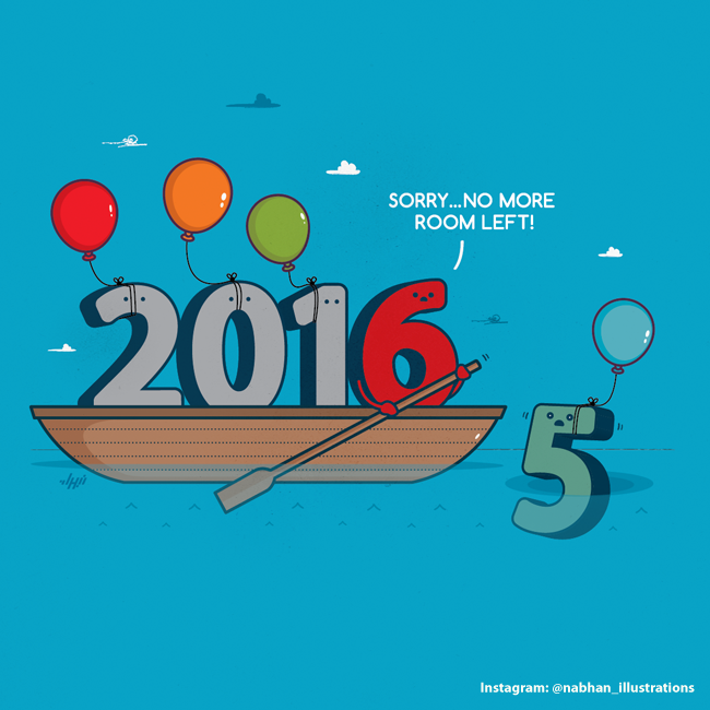 Leave the past behind and welcome to a new year