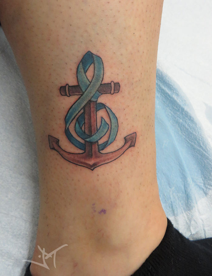Anchor and music