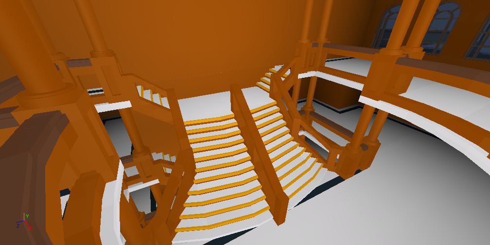 Titanic Grand Staircase With Lights On By Bronyofequestria142 On - the staircase roblox