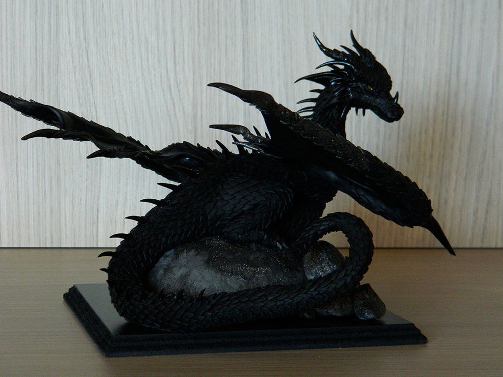 Shruikan (inspired by Ciruelo's Black Dragon)