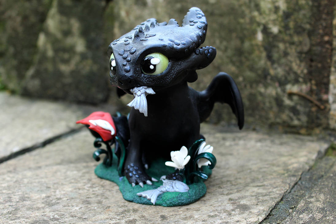 Chibi Toothless (commission) by maga-01 on DeviantArt