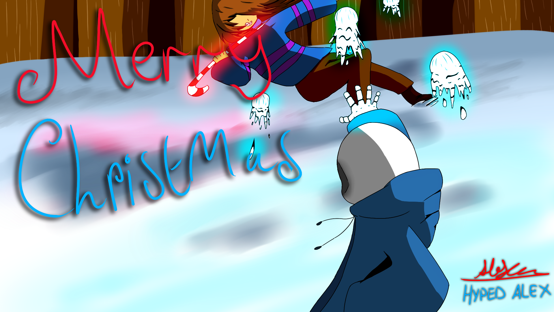 Undertale Christmas Sans Battle by Remaster_Productions - Game Jolt