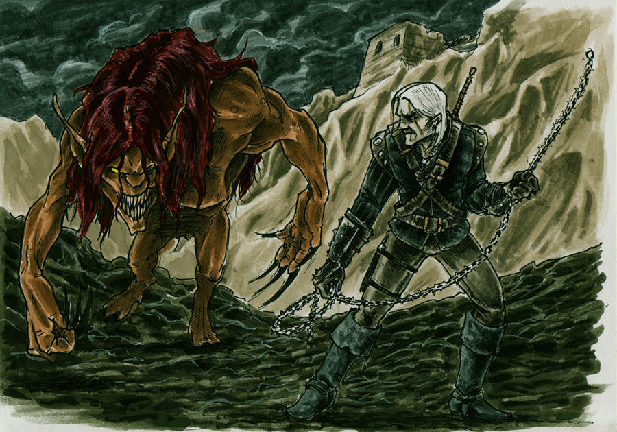 Geralt vs Striga