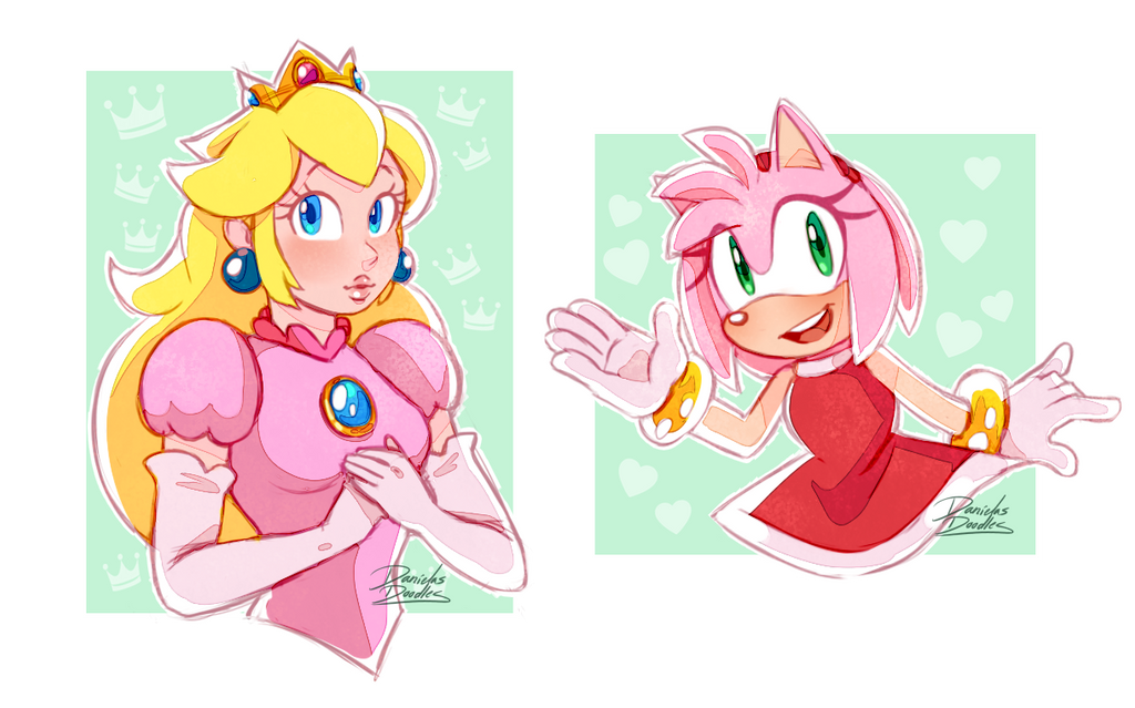 Pink Lady Deviantart Pink ladies by DanielasDoodles on DeviantArt