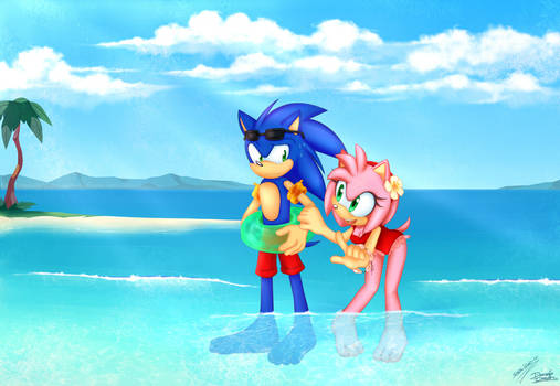 images Hyper Sonic And Amy Kiss sonic x amy on mobiuancouples deviantart