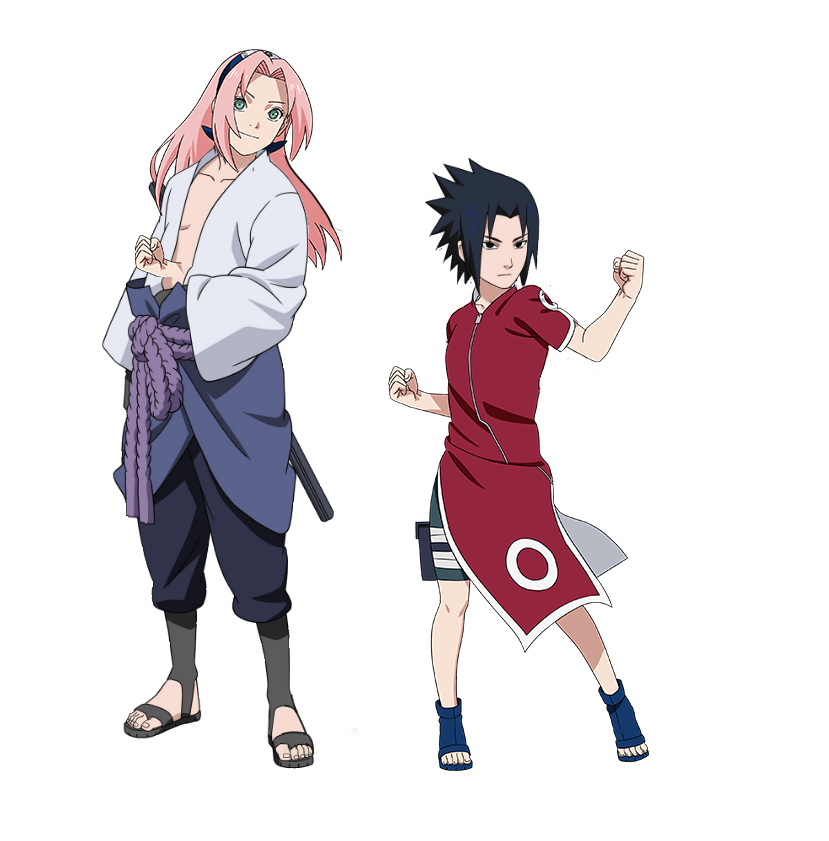 Sakura Sasuke Head Swap.