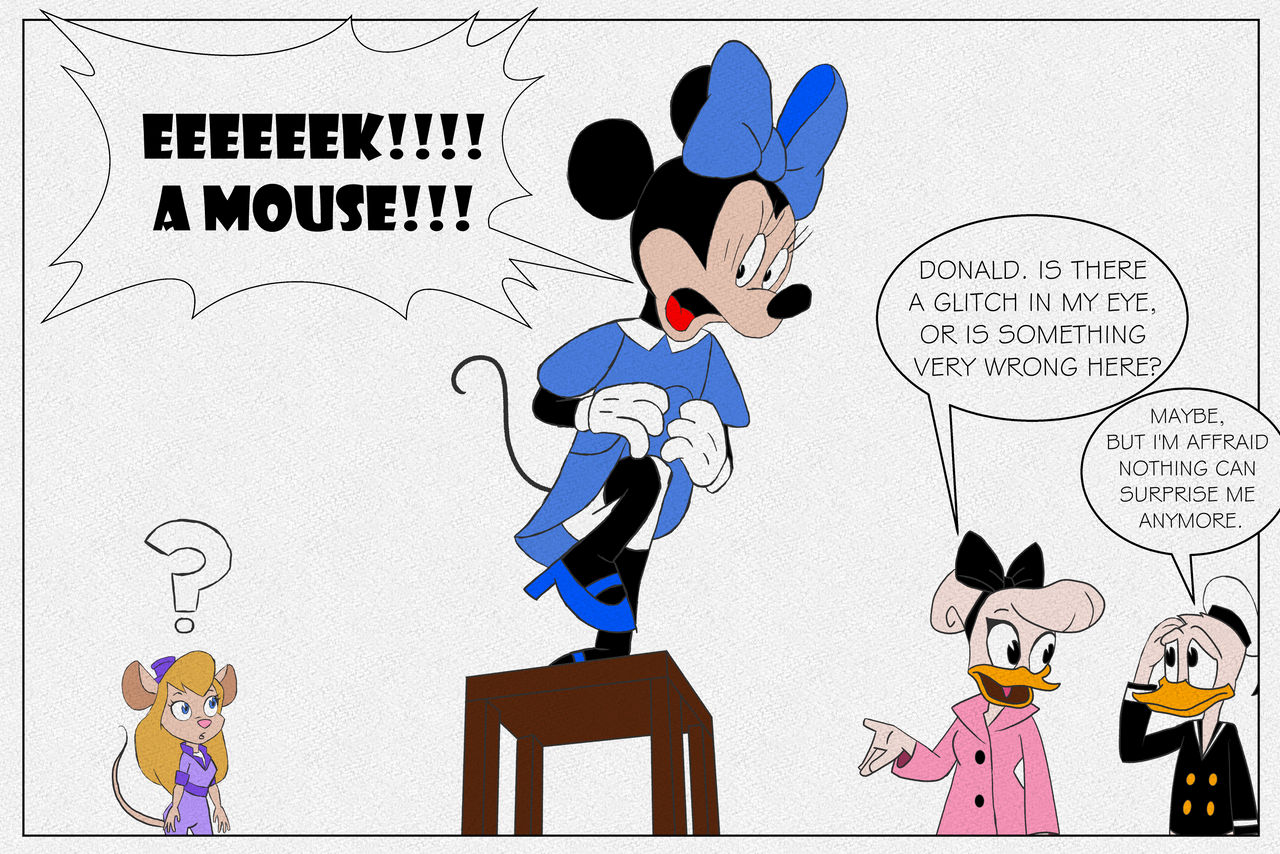 Minnie Mouse meets Gadget Hackwrench by DemitronHelgo on DeviantArt