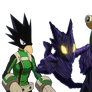 Tokoyami and Asui head swap