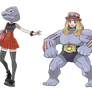 Machoke and Serena head swap