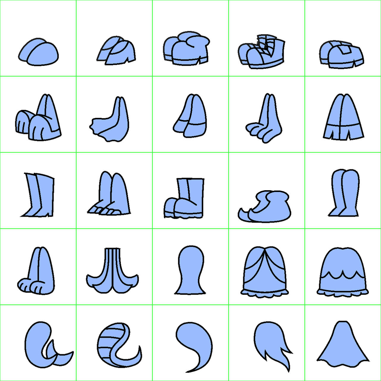 Legless Character Base character maker - Legs and Bases by DemitronHelgo on DeviantArt