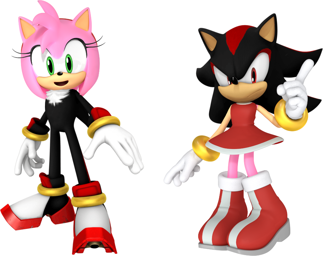 Amy And Shadow Head Swap by DemitronHelgo on DeviantArt