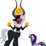 Twivine Sparkle and Lady Tirek