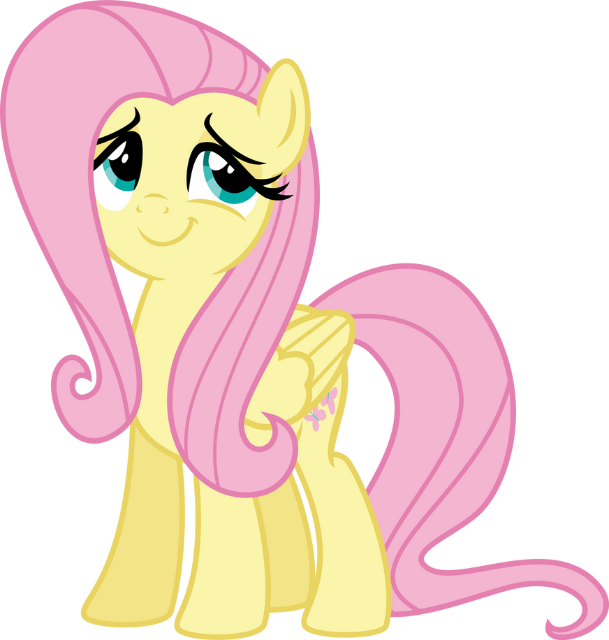 Fluttershy is happy for her brother by Osipush on DeviantArt