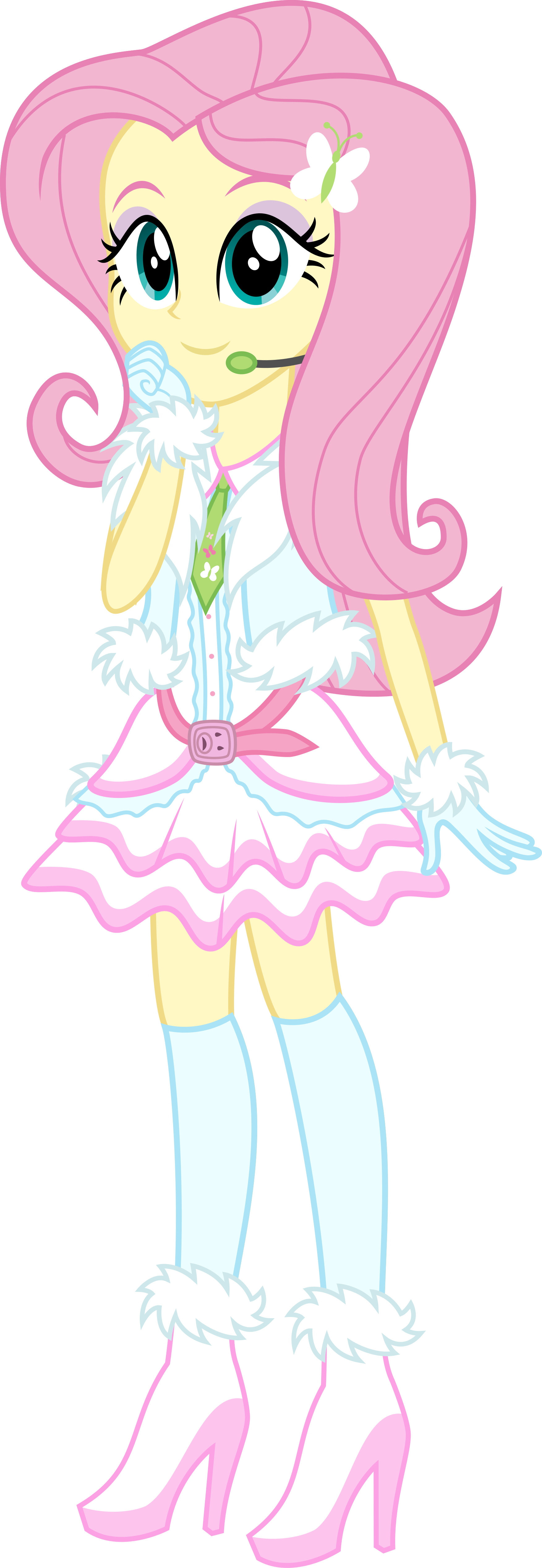 EqG Fluttershy - Winter Look (COM)