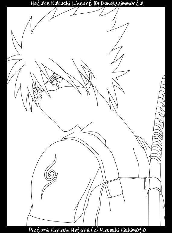 Kakashi Kid ( Sketch Coloring ) by iNash19 on DeviantArt