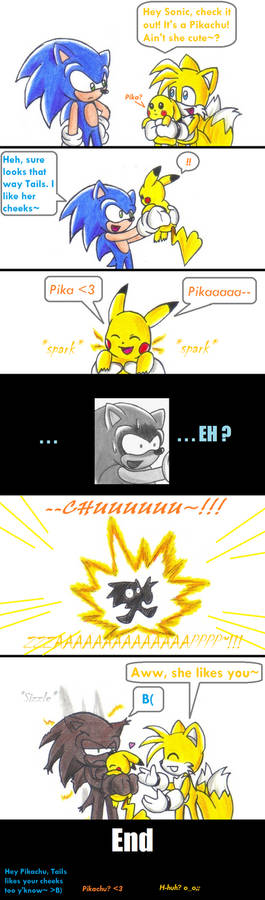 Sonic meets Pikachu