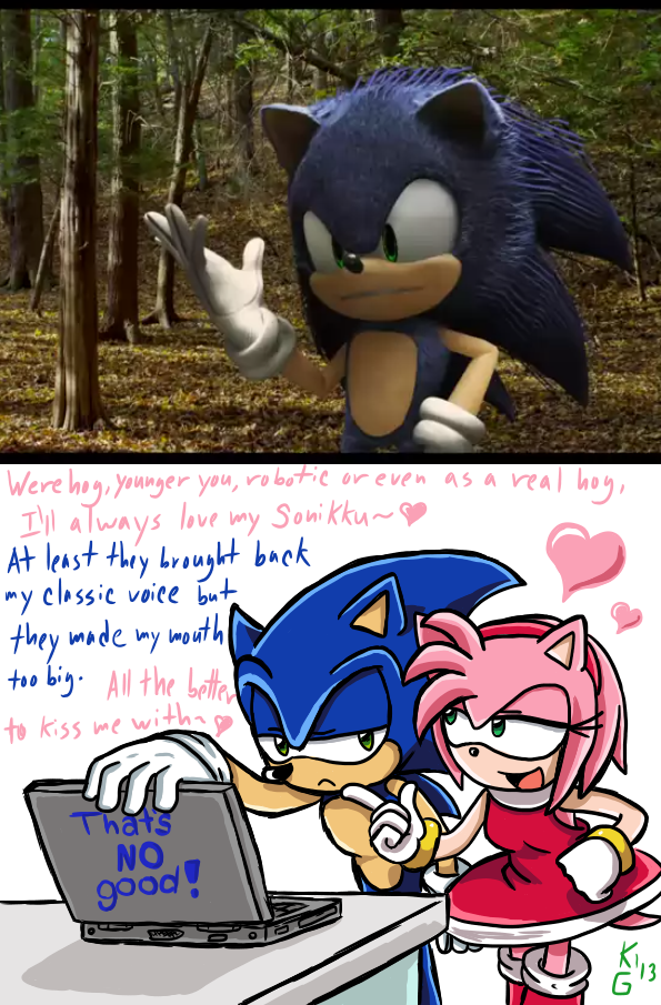 Sonic Reacts to Amy Dating Movie Sonic