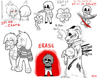 Undertale - Chara and Asriel