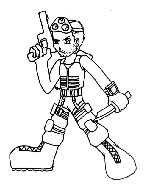 Chibi Sam Fisher -Uncolored-