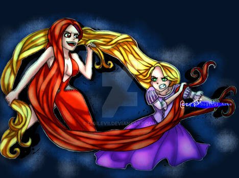 Flare xand Rapunzel Crossover